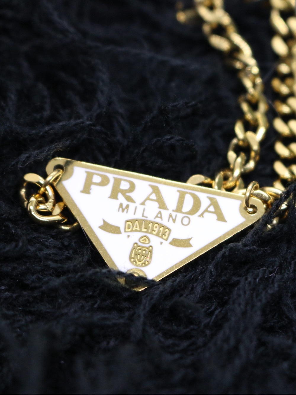 Prada Necklace Repurposed/stainless steel - Picture 3 of 4